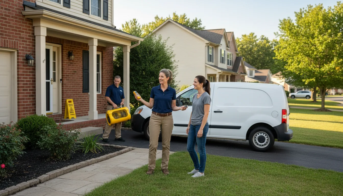 Water restoration image for Water Damage & Restoration Services in New Haven, MO